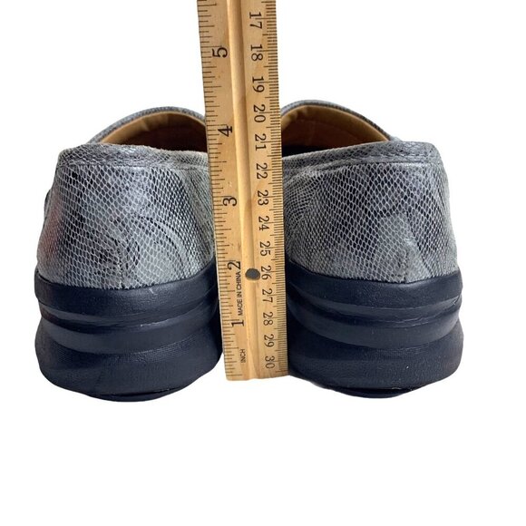 Nurse Mates Libbey Slip On Clogs Grey Ladies Size 9.5M Medical Restaurant Mules - Picture 5 of 11
